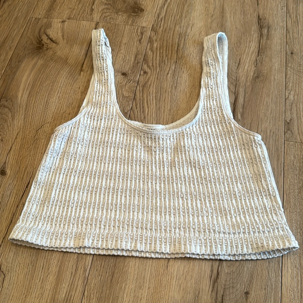 This white tanktop is from pacsun.